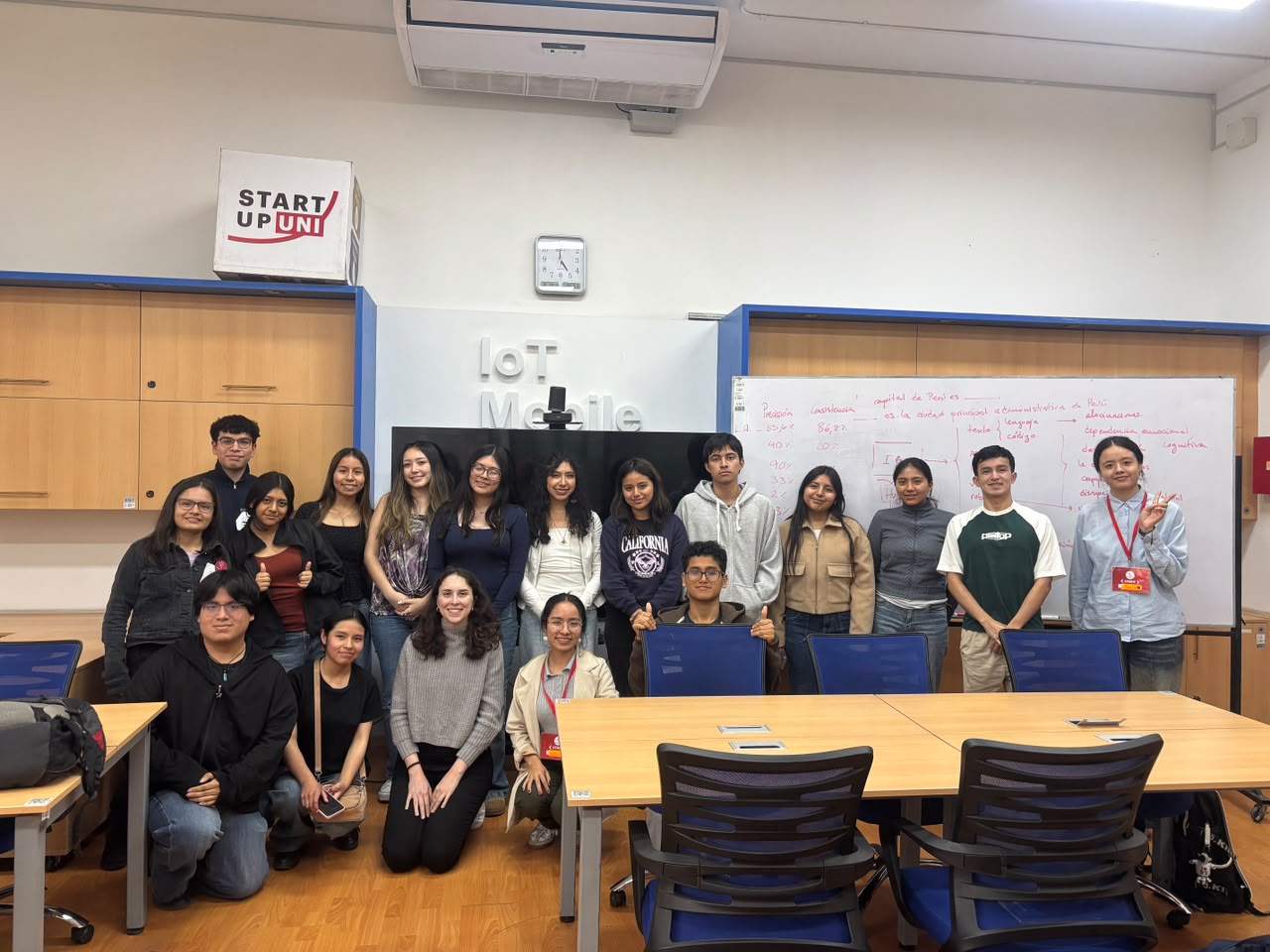 Foto grupal del Club de Ciencias del Perú